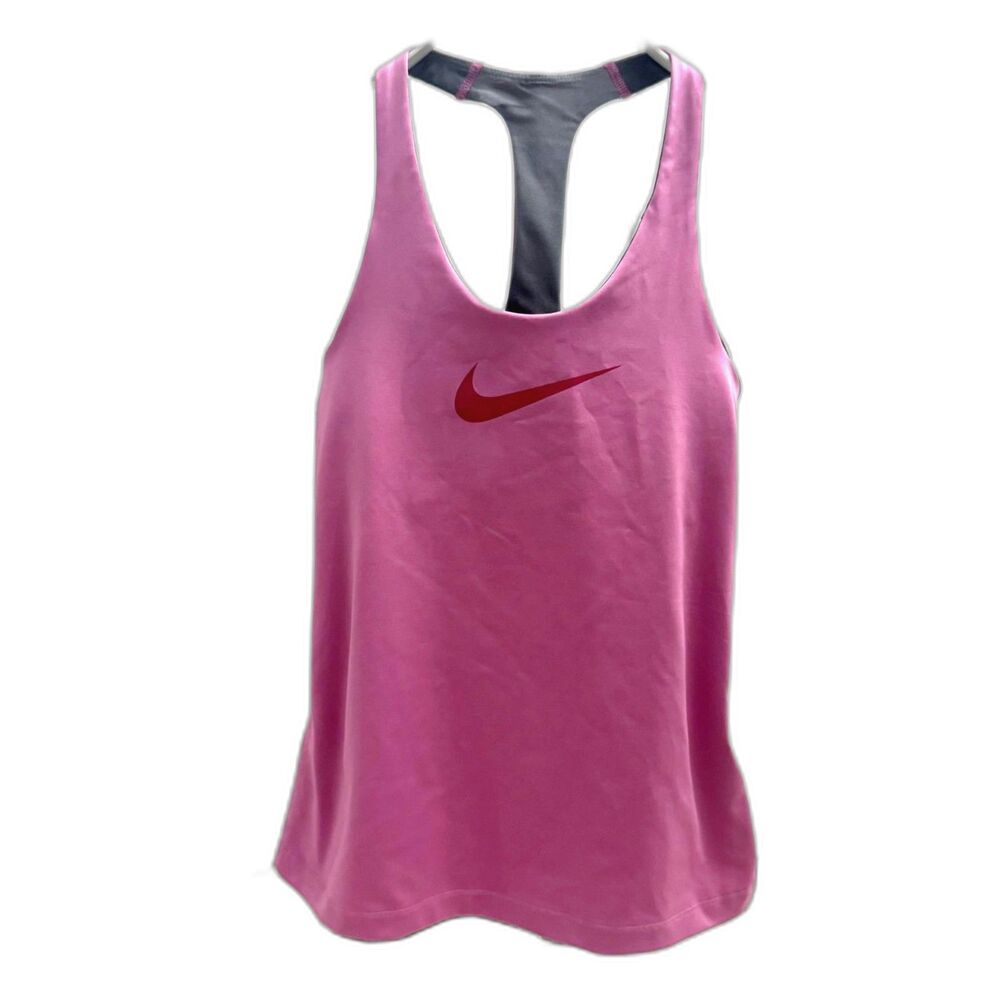 Nike Dri-FIT Slim Fit Women's Size Small Tank Top Pink Racerback Built-In Bra